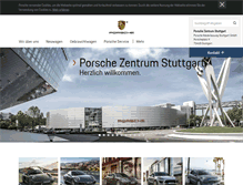 Tablet Screenshot of porsche-stuttgart.de